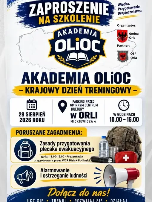 Akademia Obrony w Orli: trening z zasad przygotowania plecaka ewakuacyjnego