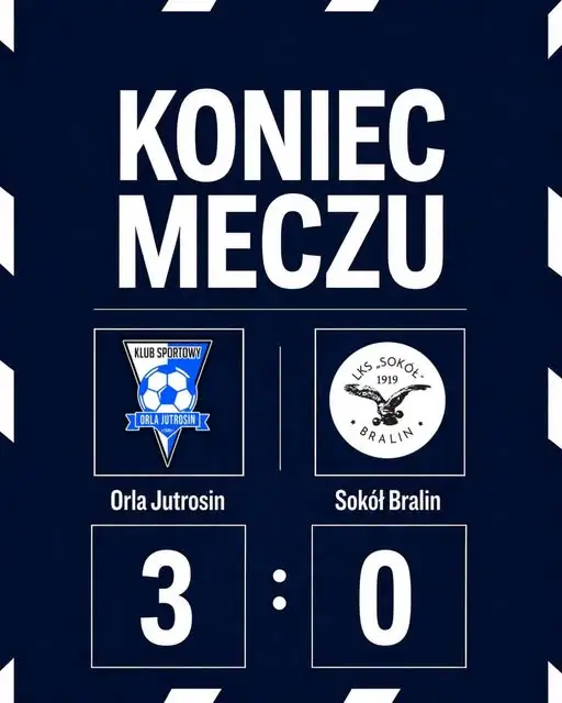 Orla Jutrosin odnosi pierwsze zwycięstwo w sezonie, pokonując Sokół Bralin 3:0