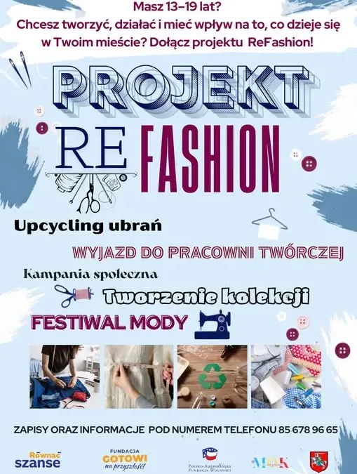 Rusza projekt ReFashion – młodzież z Brańska da ubraniom drugie życie