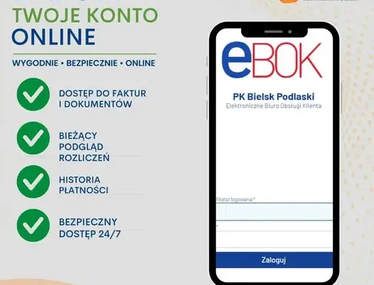 e-BOK PK Bielsk Podlaski – wygodne zarządzanie rozliczeniami bez wychodzenia z domu