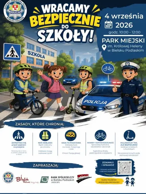 Piknik „Wracamy bezpiecznie do szkoły” w Bielsku Podlaskim – atrakcje dla całych rodzin
