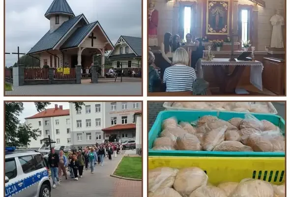 Społeczność Zespołu Szkół w Brańsku rozpoczęła rok szkolny pielgrzymką