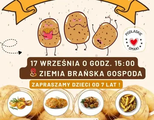 Warsztaty kulinarne „Smaki Ziemniaka” w Brańsku – zapisy trwają