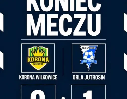 Orla Jutrosin wygrywa na wyjeździe z Koroną Wilkowice 1:0