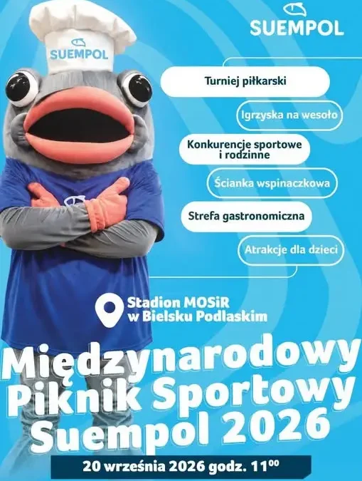 Międzynarodowy Piknik Sportowy Suempol 2026 w Bielsku Podlaskim – już 20 września