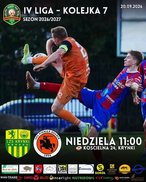 Pionier Brańsk przed 7. kolejką IV ligi – piąty wyjazd z rzędu
