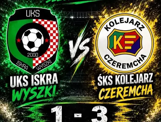 Iskra Wyszki przegrywa z Kolejarzem Czeremcha 1:3. Za tydzień derby powiatu w Boćkach