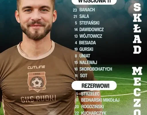 GKS Rudki zagra z Koroną III Kielce w 9. kolejce Keeza 4. Ligi