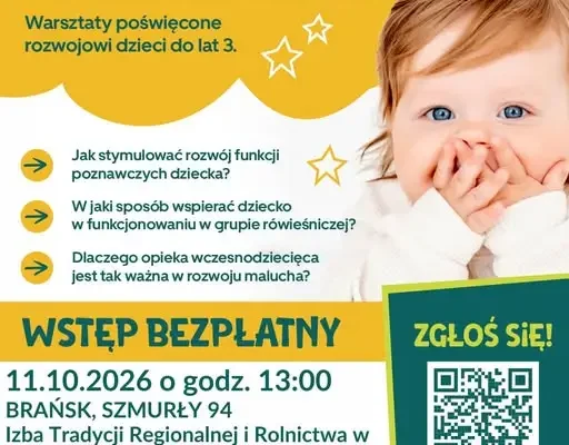 Bezpłatne warsztaty dla rodziców małych dzieci w Szmurłach