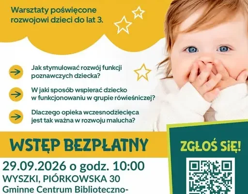 Bezpłatne warsztaty dla rodziców maluchów w GCBK – już jutro