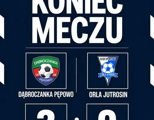 Orla Jutrosin przegrywa w Pępowie 0:3