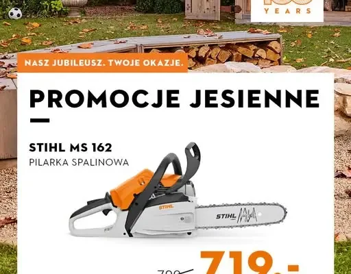 Promocja na pilarkę spalinową STIHL MS 162 – idealna na przygotowanie drewna na opał