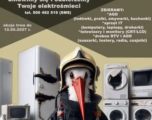 OSP Boćki wznawia zbiórkę elektrośmieci – akcja potrwa do maja 2027