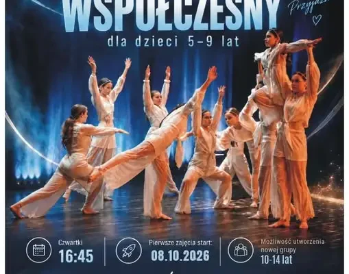 Taniec współczesny dla dzieci w Boćkach – rusza nowa grupa