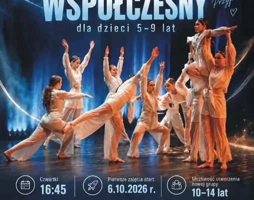 Taniec współczesny dla dzieci w Gminnym Ośrodku Kultury w Boćkach – rusza nowa grupa