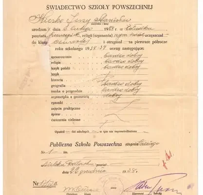 98-letni Jerzy Kiczko wspomina szkołę w Bielsku Podlaskim: „Śmierć komunizmowi!” na tablicy