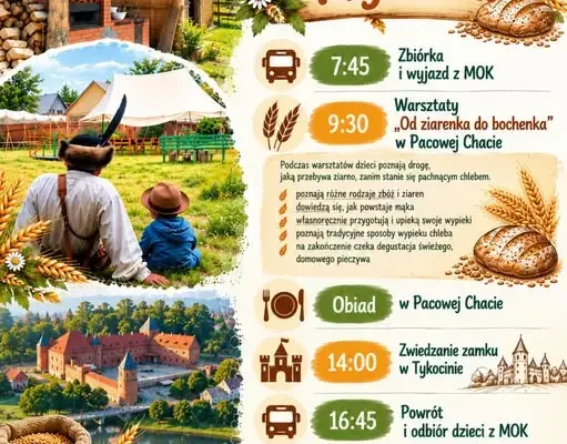 Wycieczka dla dzieci do Pacowej Chaty i Tykocina – 14 października