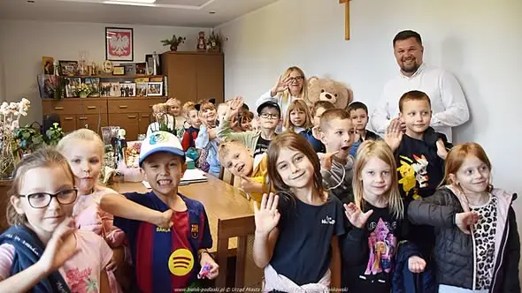 Mali mieszkańcy Bielska Podlaskiego z wizytą w urzędzie miasta