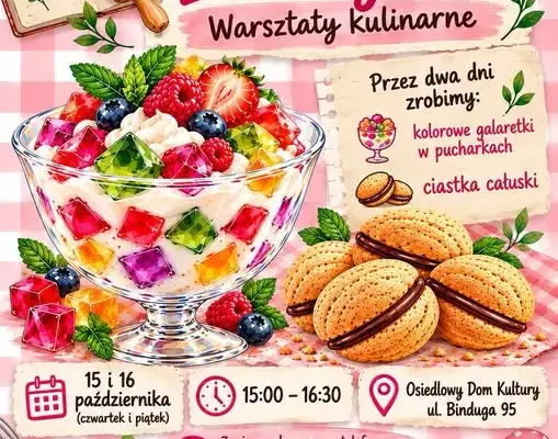 Warsztaty kulinarne dla dzieci w Osiedlowym Domu Kultury – słodkie spotkanie w ramach „Podlaskich Tropów”