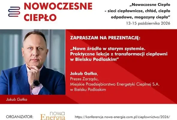Prezes MPEC Bielsk Podlaski prelegentem na dwóch branżowych wydarzeniach w październiku