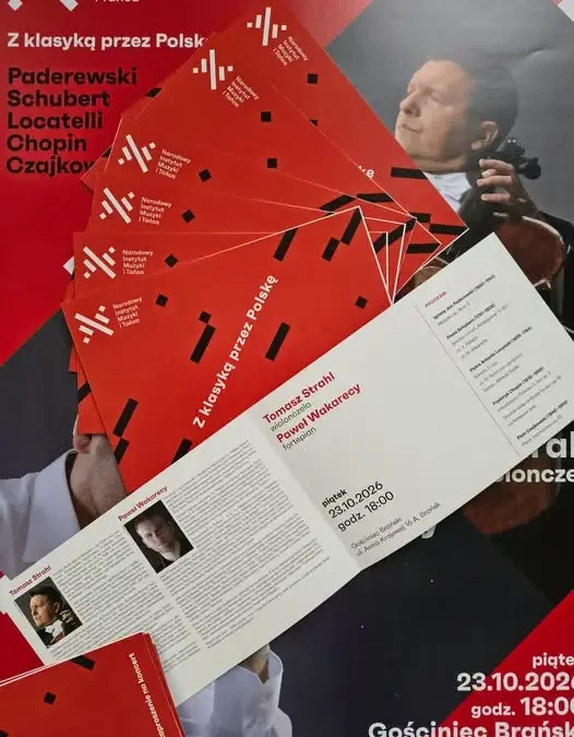 Brańsk: bezpłatne zaproszenia na koncert „Z klasyką przez Polskę”