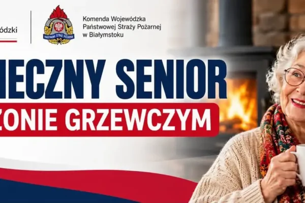 Bezpłatna konferencja o bezpieczeństwie w sezonie grzewczym dla seniorów w Białymstoku
