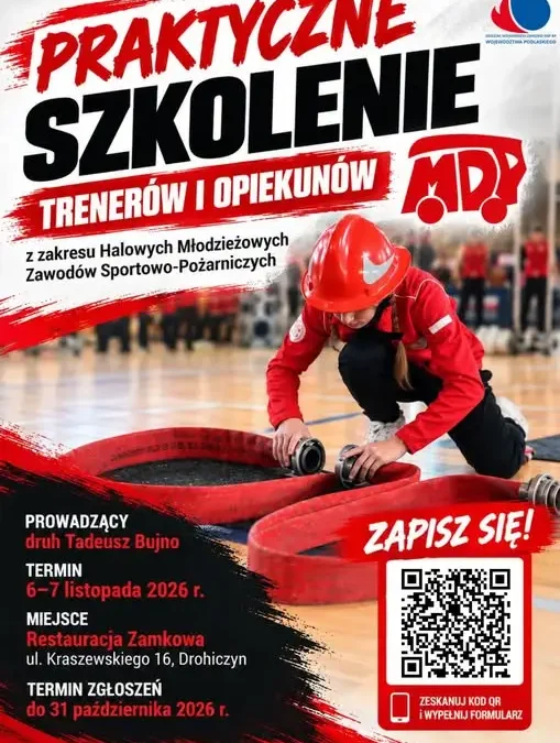 Szkolenie dla opiekunów MDP w Drohiczynie – zapisy do 31 października