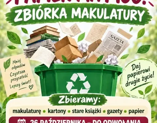 Brańsk: rusza wielka zbiórka makulatury w Zespole Szkół im. Armii Krajowej